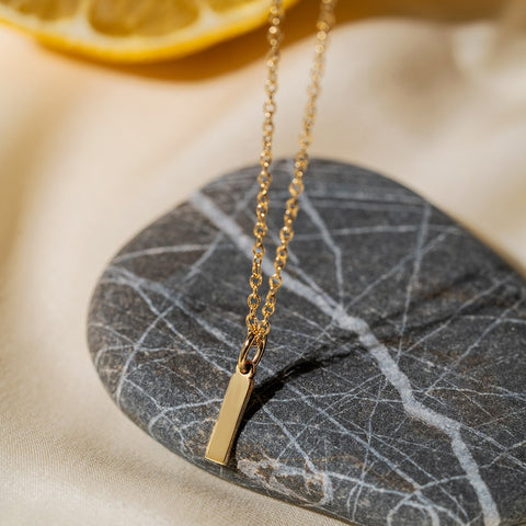 Pandant ALFABET aur galben 14K