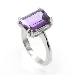 Amethyst 2.85ct White Gold Ring - Paris Collection