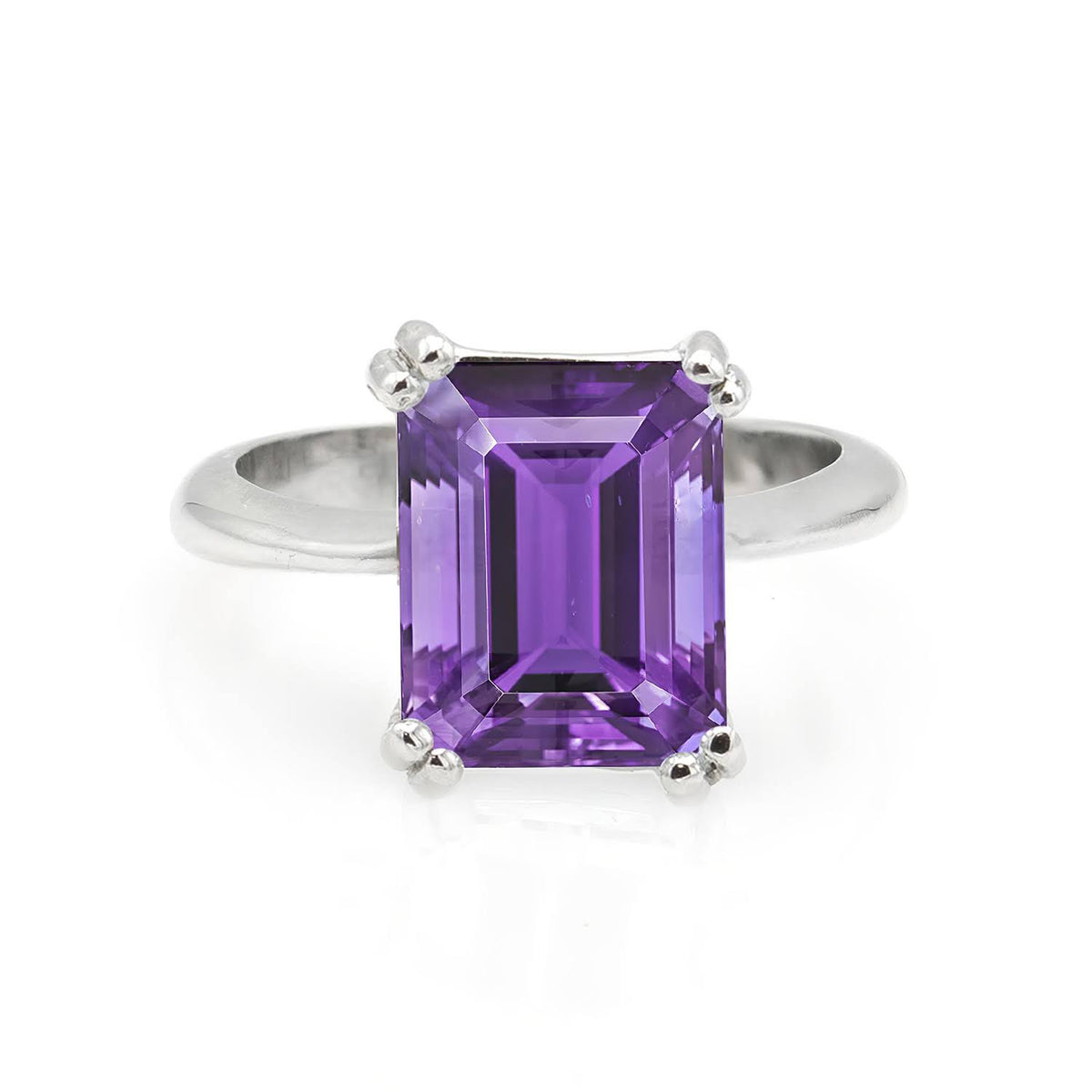Amethyst 2.85ct White Gold Ring - Paris Collection
