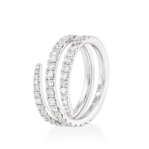 Bellagio | Inel Diamante Naturale 1.25ct | Aur Alb 18K