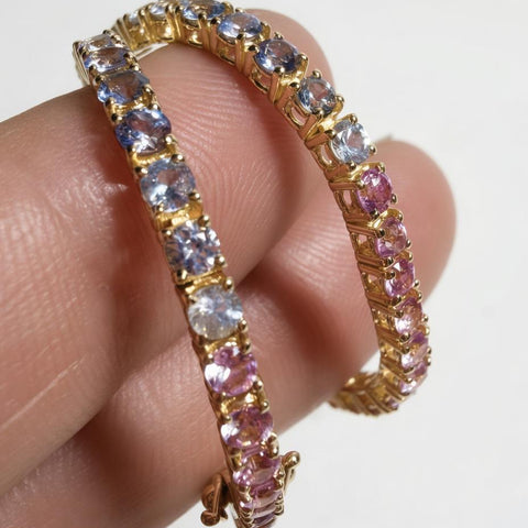18K white gold engagement ring with morganite and diamonds 0.64ct