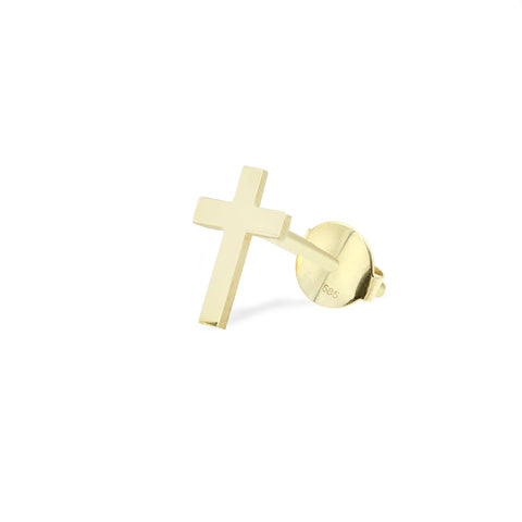 Cercei Cruce aur galben 14k