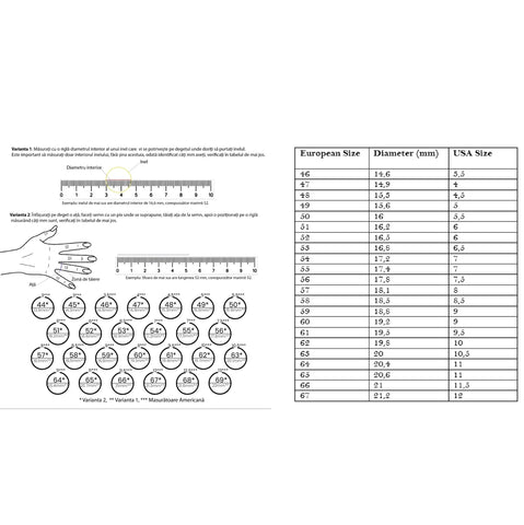 Inel unisex Tris Structurat din aur multicolor 14K