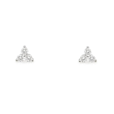 18k gold earrings with 0.26ct diamonds