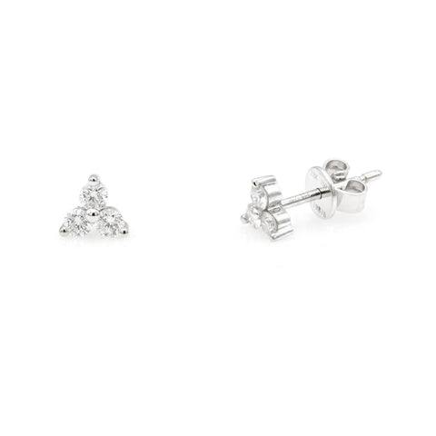 18k gold earrings with 0.26ct diamonds