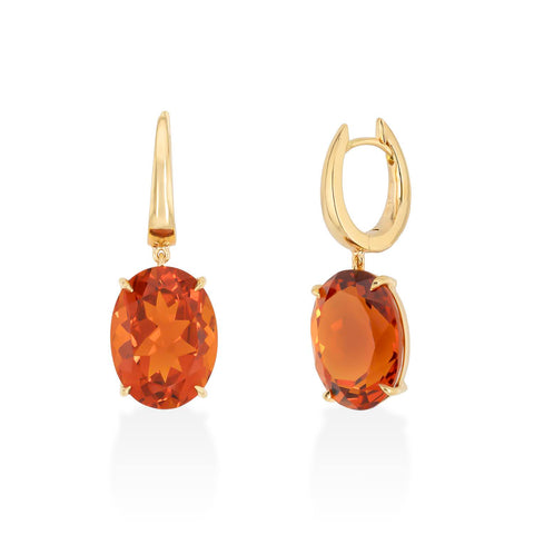 18k gold earrings with 0.26ct diamonds