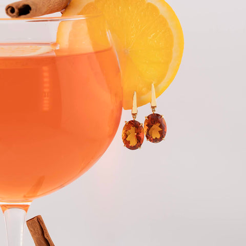 18k gold earrings with 0.26ct diamonds