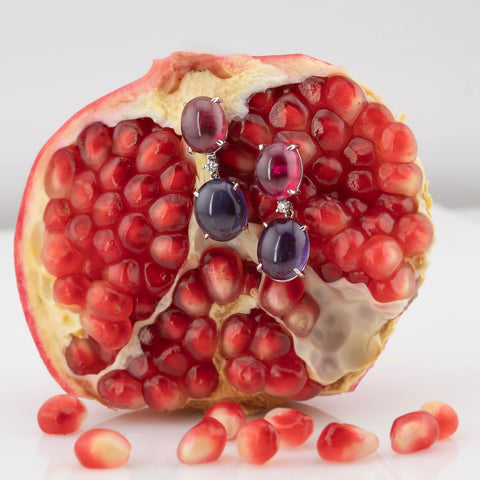 18k gold earrings with 0.26ct diamonds