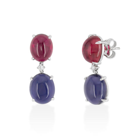 18k gold earrings with 0.26ct diamonds