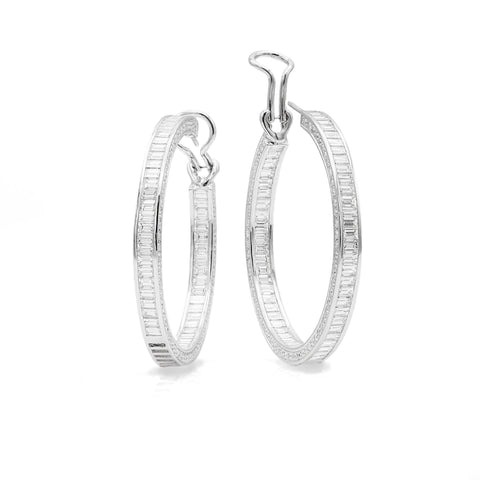 18k gold earrings with 0.26ct diamonds
