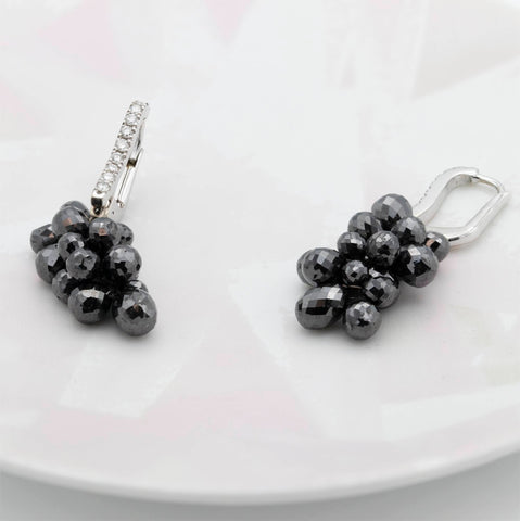 18k gold earrings with 0.26ct diamonds