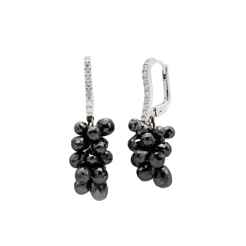 18k gold earrings with 0.26ct diamonds