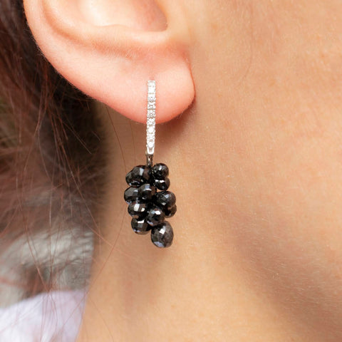 18k gold earrings with 0.26ct diamonds