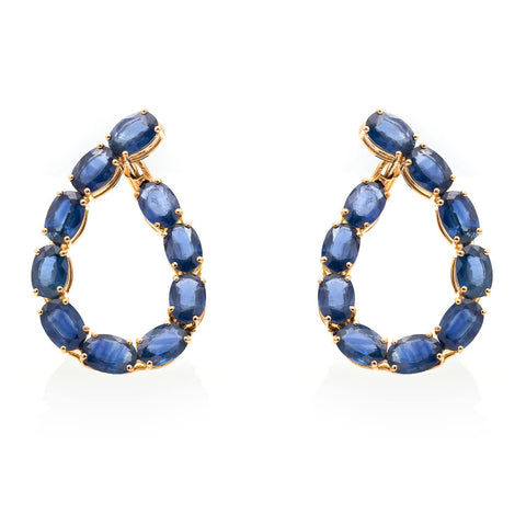 18k gold earrings with 0.26ct diamonds