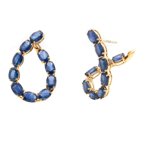 18k gold earrings with 0.26ct diamonds