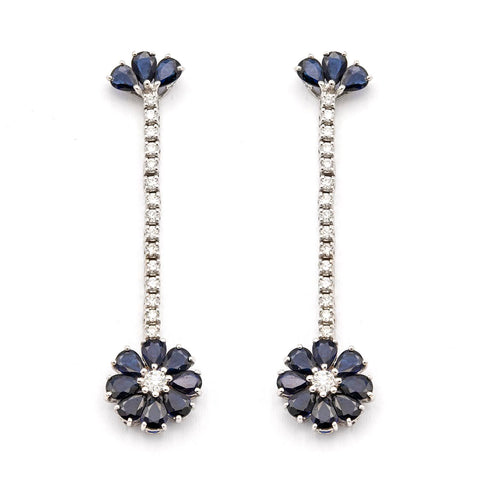 18k gold earrings with 0.26ct diamonds