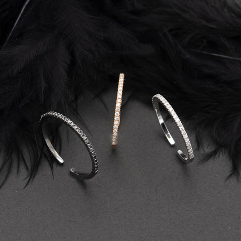18k gold earrings with 0.26ct diamonds