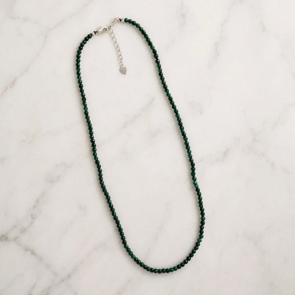 Colier din Malachite cu argint 925