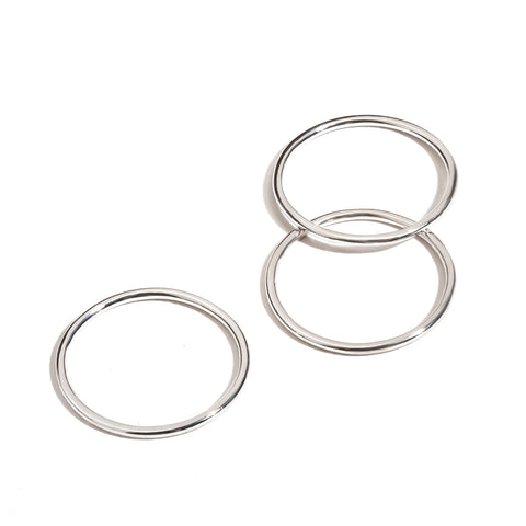 Ese 14K white gold ring