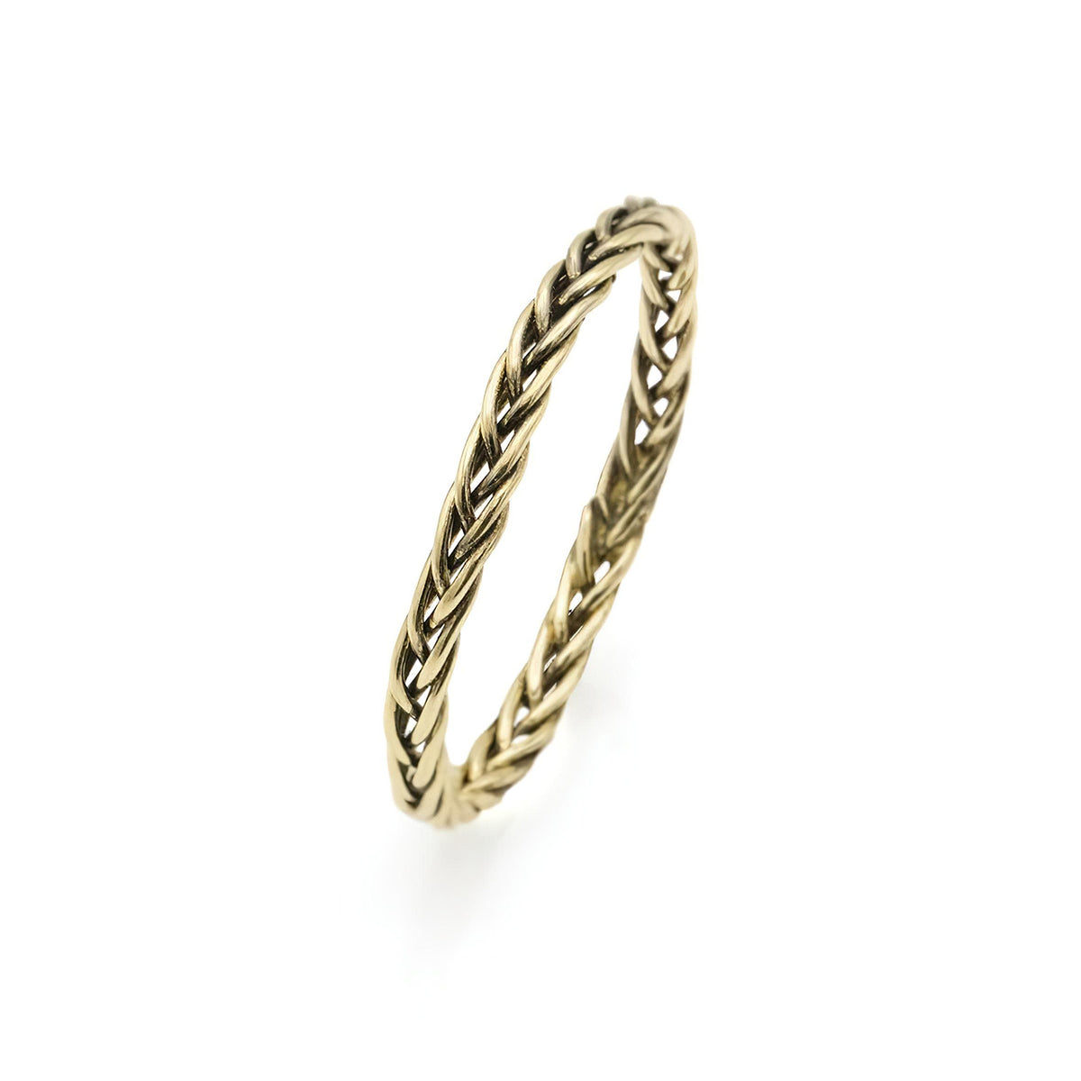 14K Yellow Gold Braided Ring
