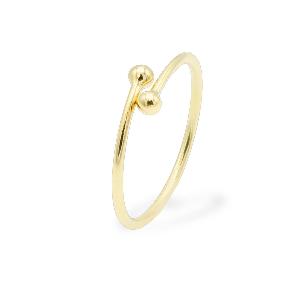 14K rose gold Dot ring