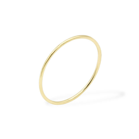 Inel Essential & Bratara simpla aur galben 14K