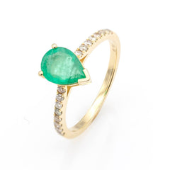Emerald and Diamond Ring –  Paris Collection