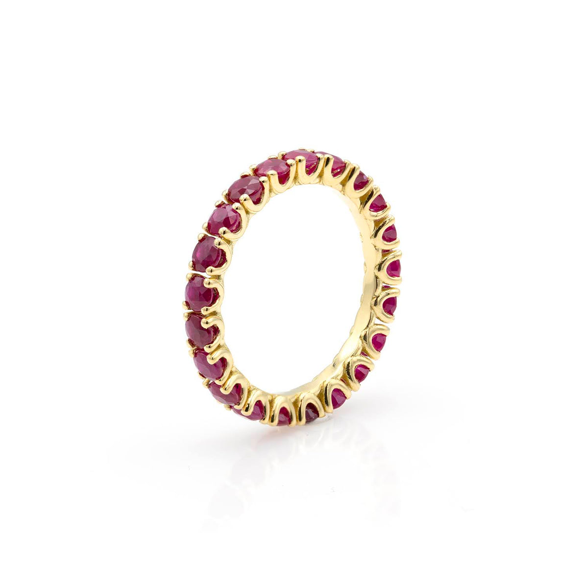 Eternity Ruby 3.10ct Band Ring – Paris Collection