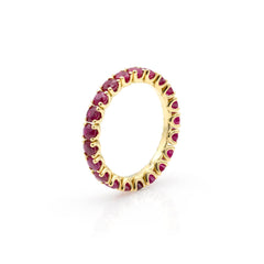 Eternity Ruby 3.10ct Band Ring – Paris Collection