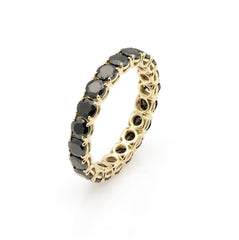 Eternity Black Diamonds 2.10ct Band Ring – New York Collection