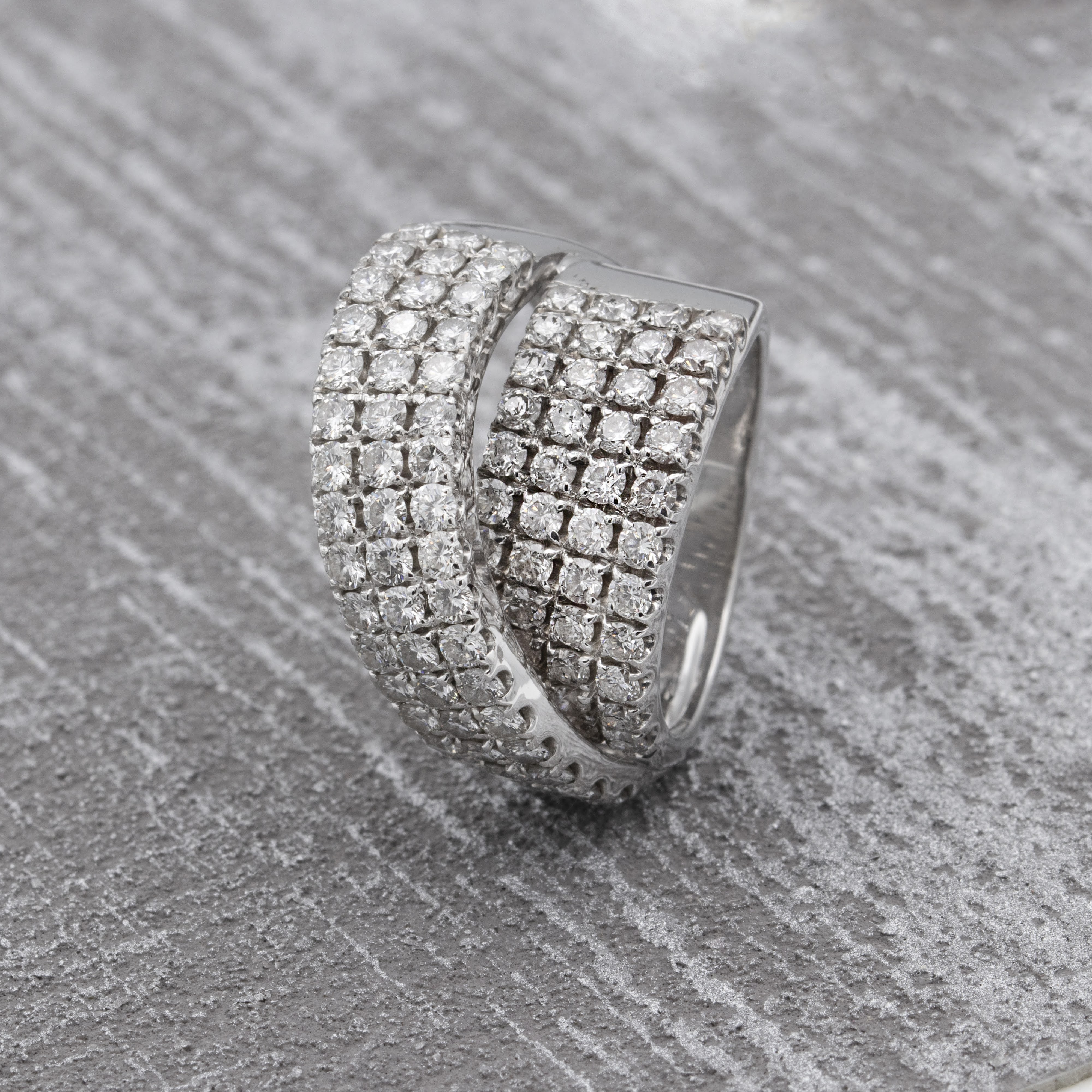 Eternity White Diamonds Pave 1.40ct Band Ring – New York Collection