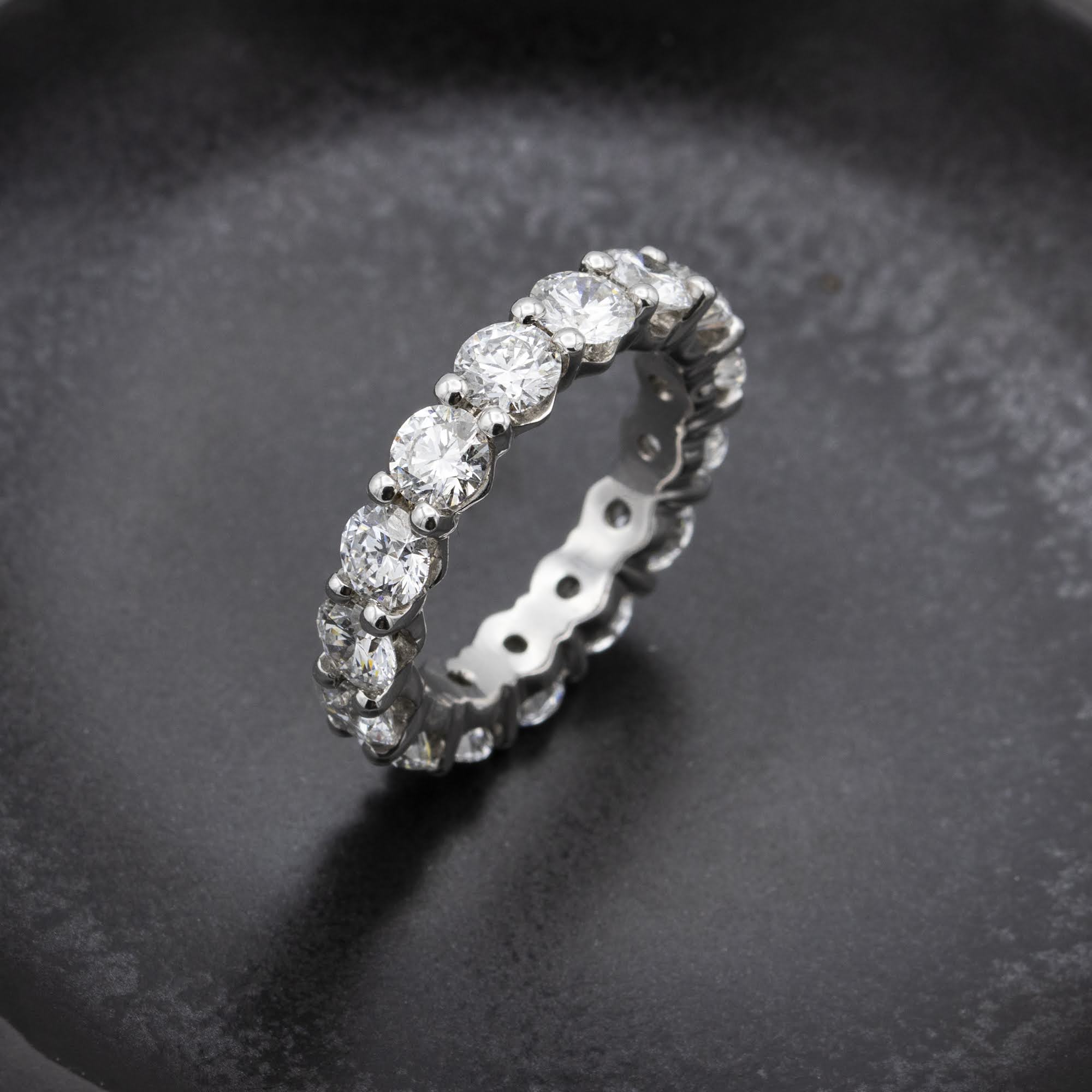 Eternity White Diamonds 4.50ct Band Ring – New York Collection