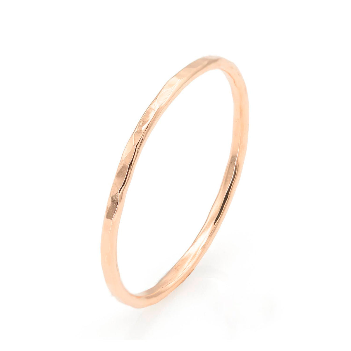 Maxi-Structured 14K rose gold ring