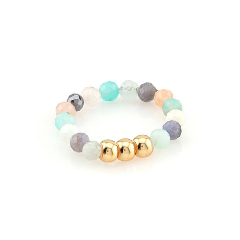 Ring 1 Ball 14K white gold
