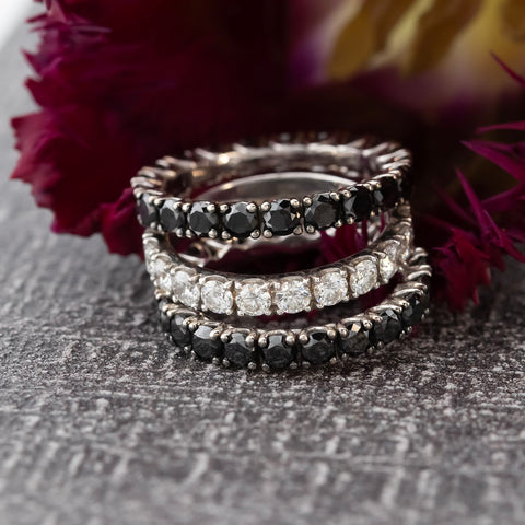 18K white gold engagement ring with morganite and diamonds 0.64ct