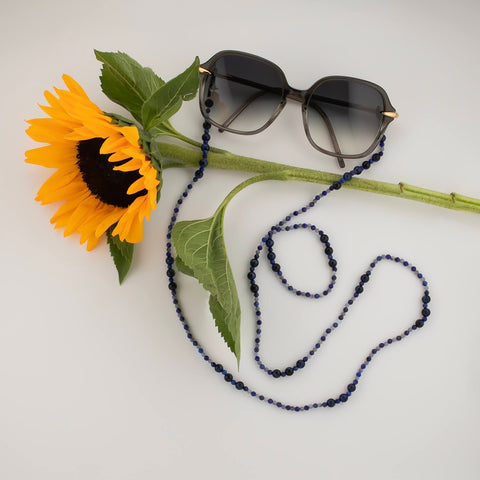 Summer Gold chain with Tanzanite and 14k yellow gold
