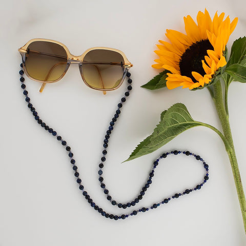 Summer Gold chain with Tanzanite and 14k yellow gold