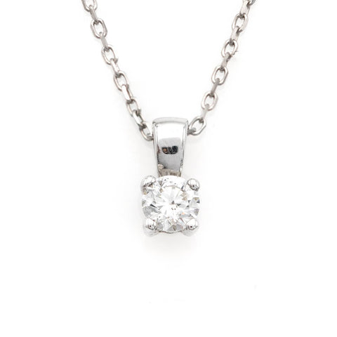 18k yellow gold 3D Star pendant chain with 1.25mm diamonds