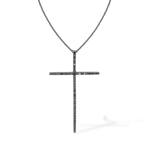 18k yellow gold 3D Star pendant chain with 1.25mm diamonds