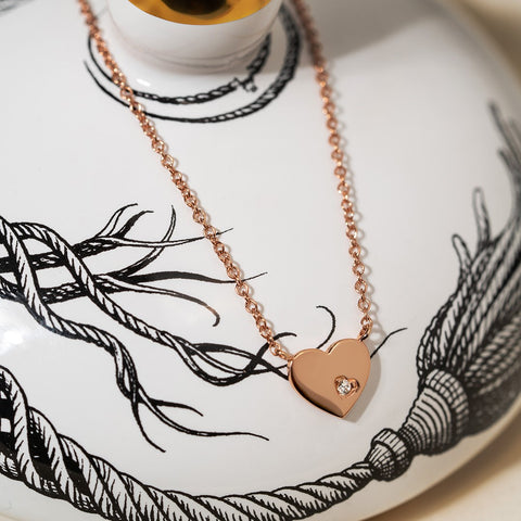 Lantisor cu Pandant Inima aur  18K