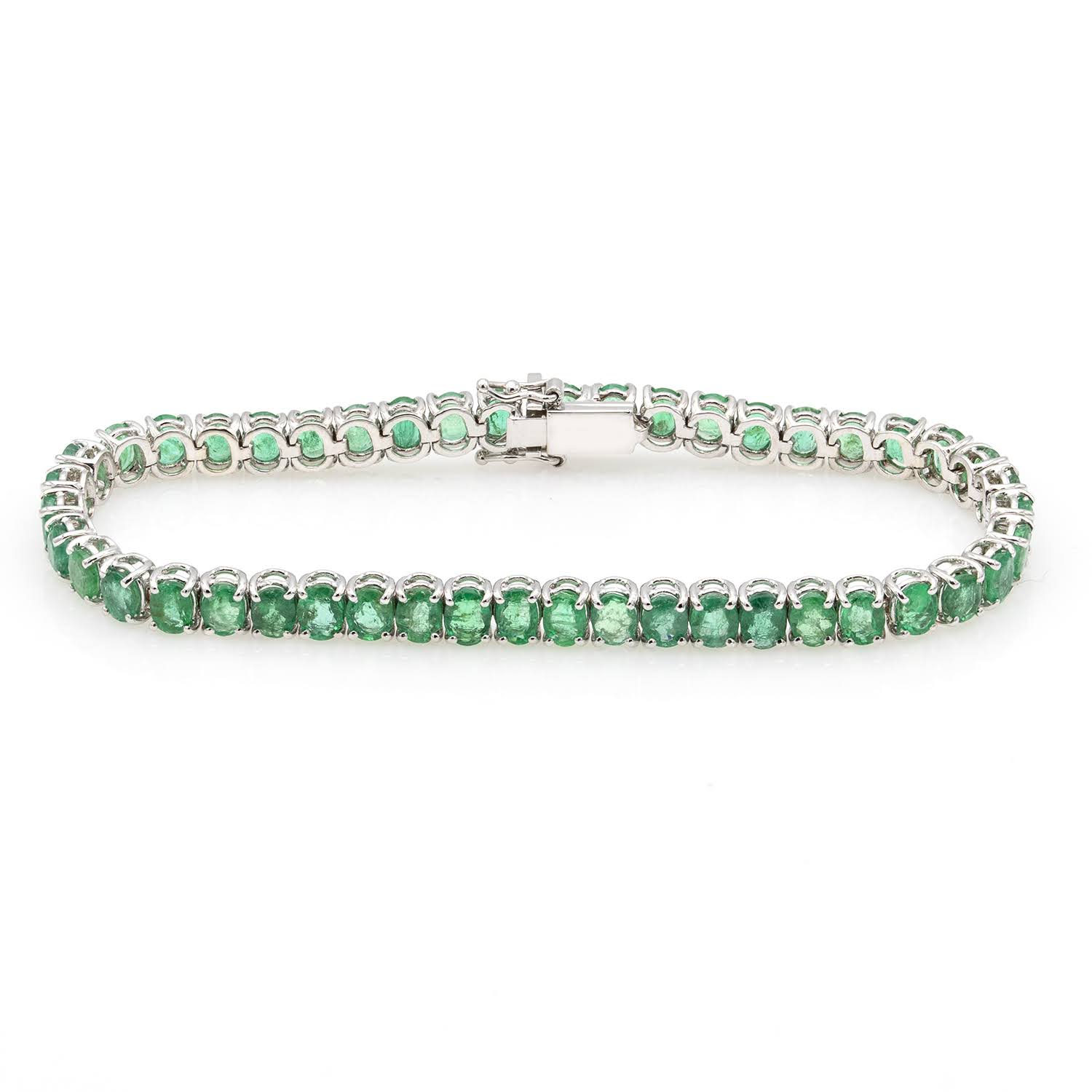 Oval Cut Emerald 13.35ct Bracelet – New York Collection
