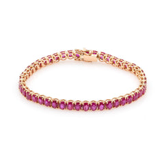 Oval Cut Ruby 12.35ct Bracelet – New York Collection