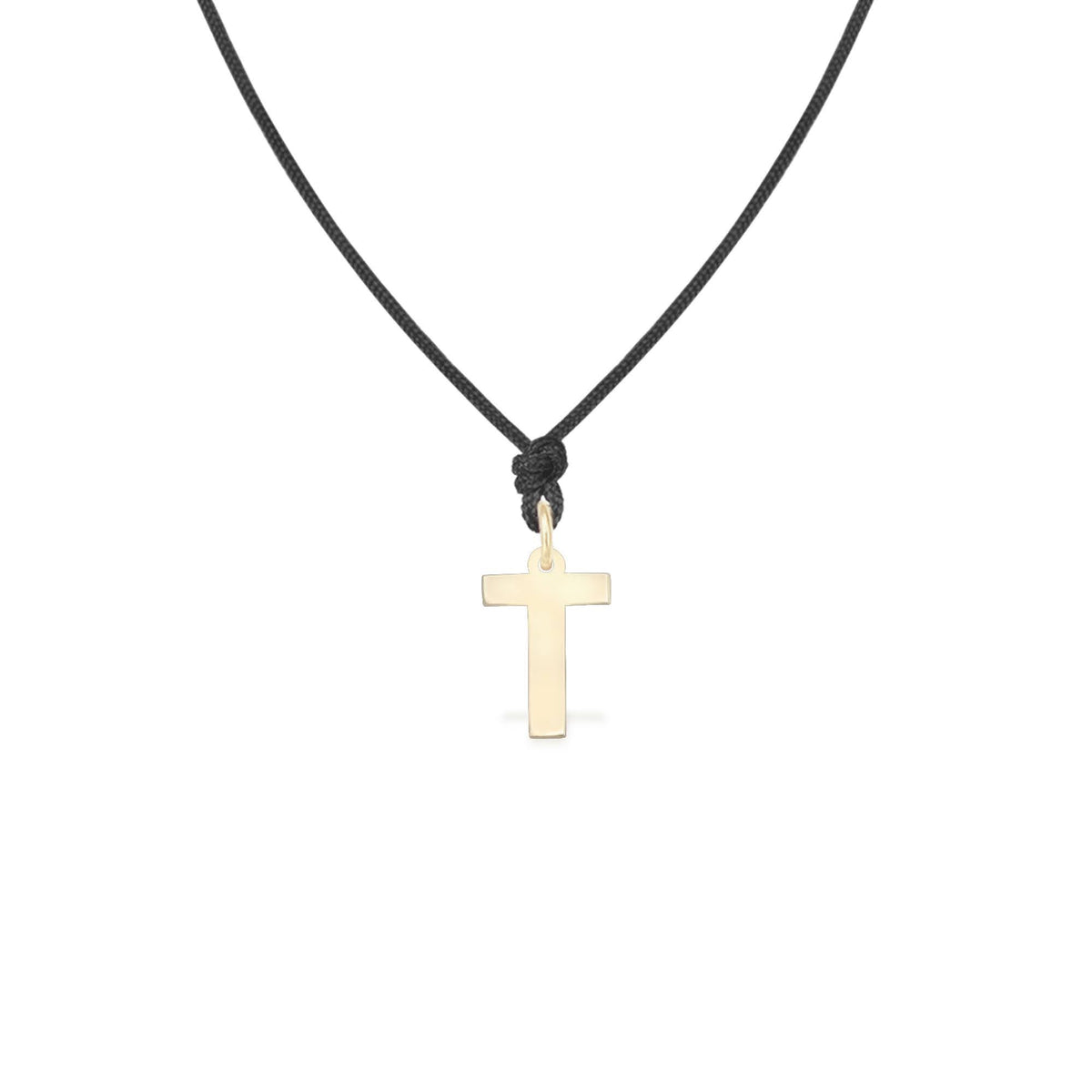 Pandant Litera T aur galben 14K