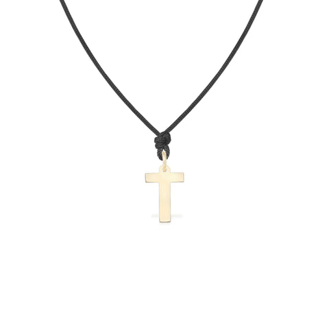 Pandant Litera T aur galben 14K