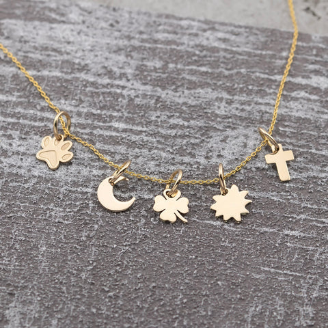 Pandant Soare aur galben 14K