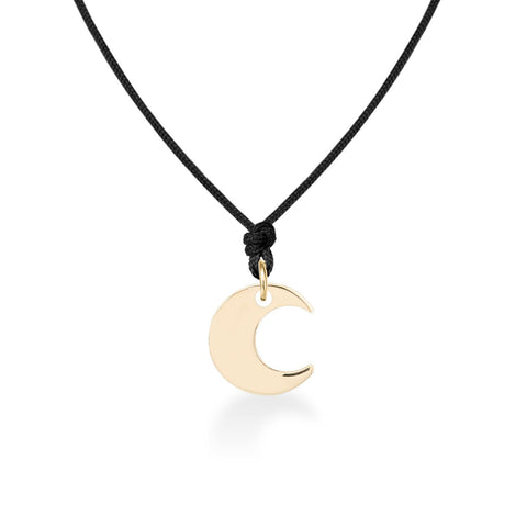 Pandant Luna aur galben 14K