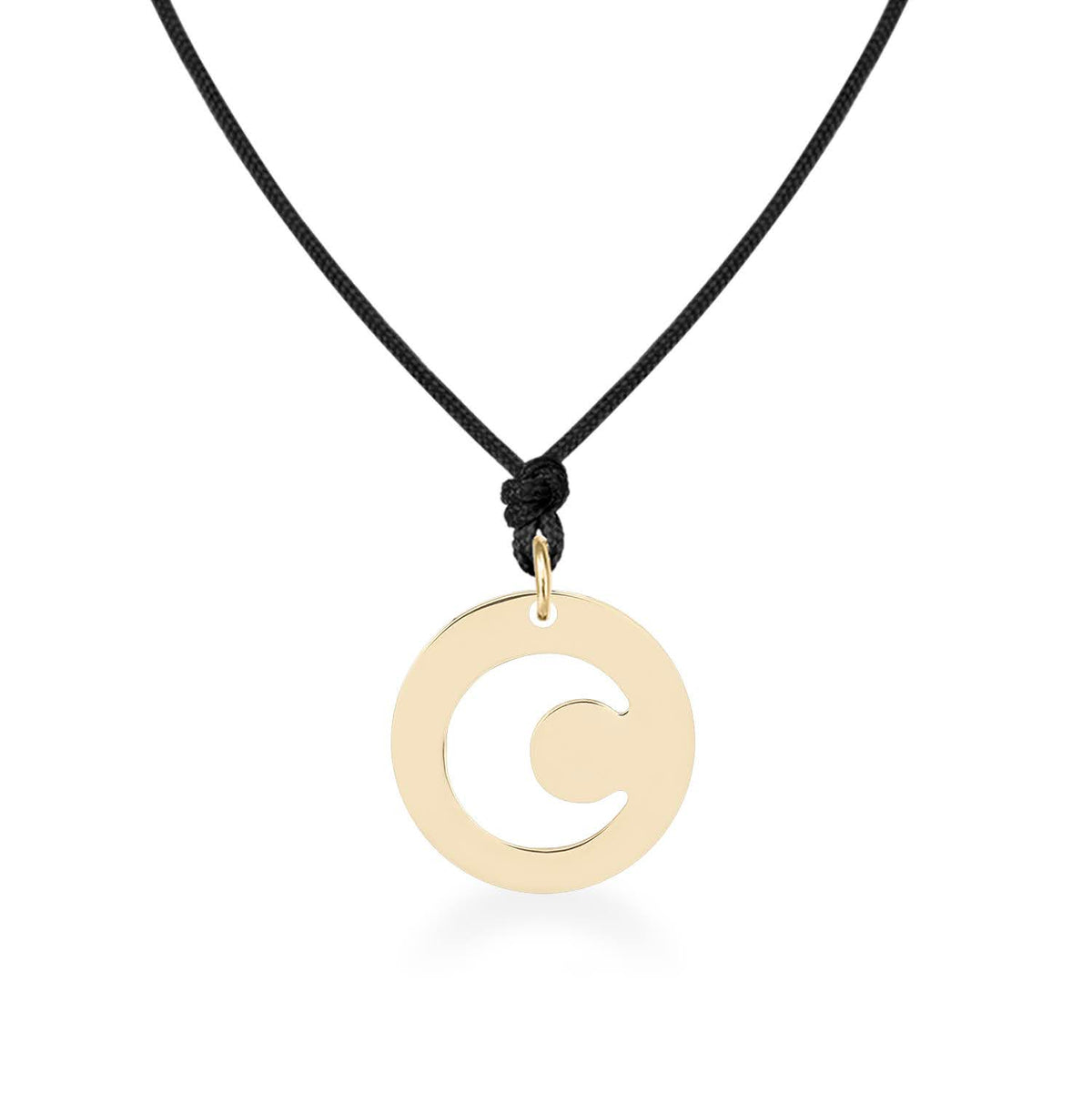 Pandant Banut Luna aur galben 14K