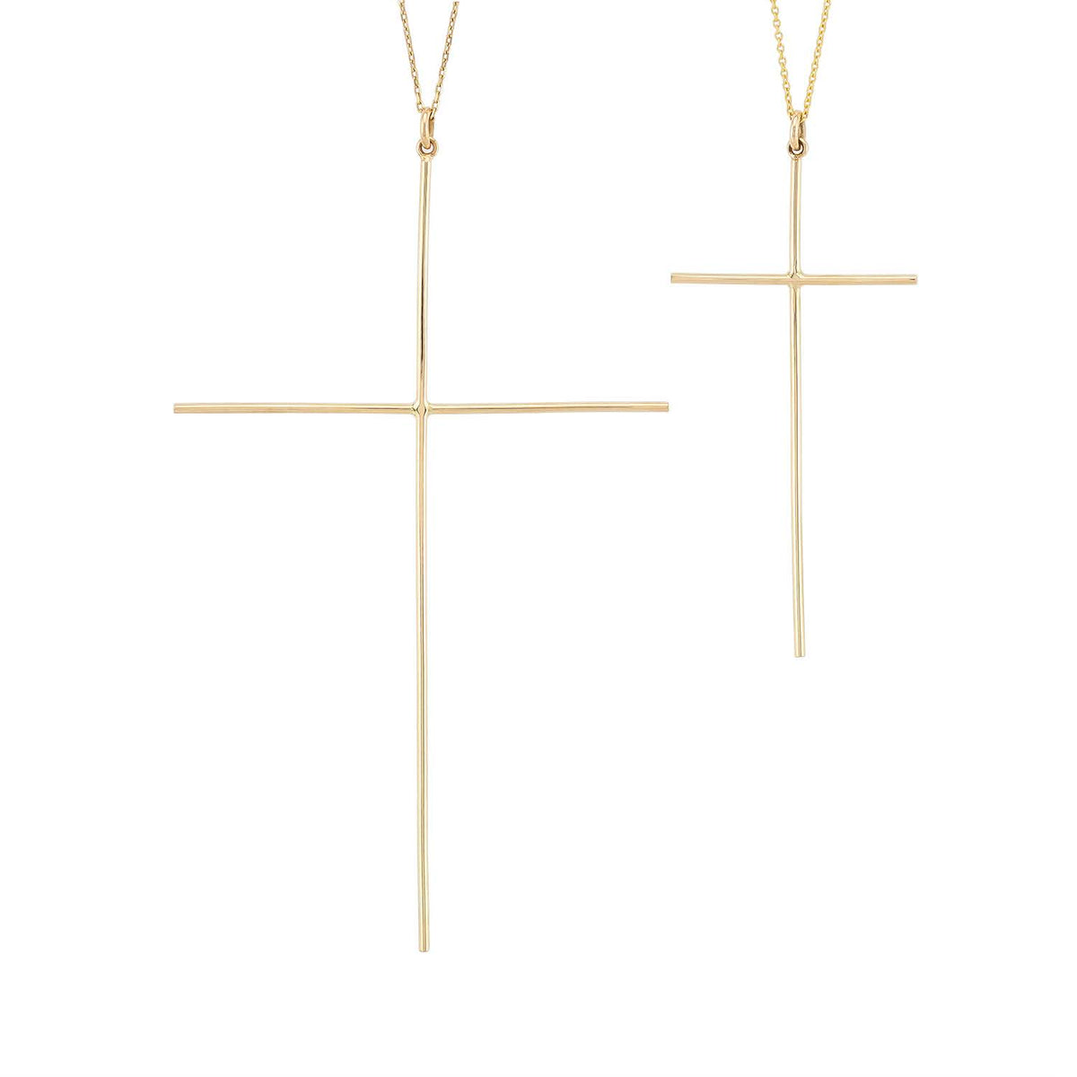 14K yellow gold Cross pendant
