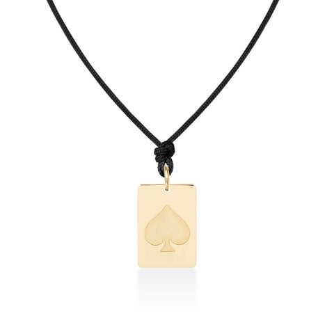 PandanT Poker aur galben 14K