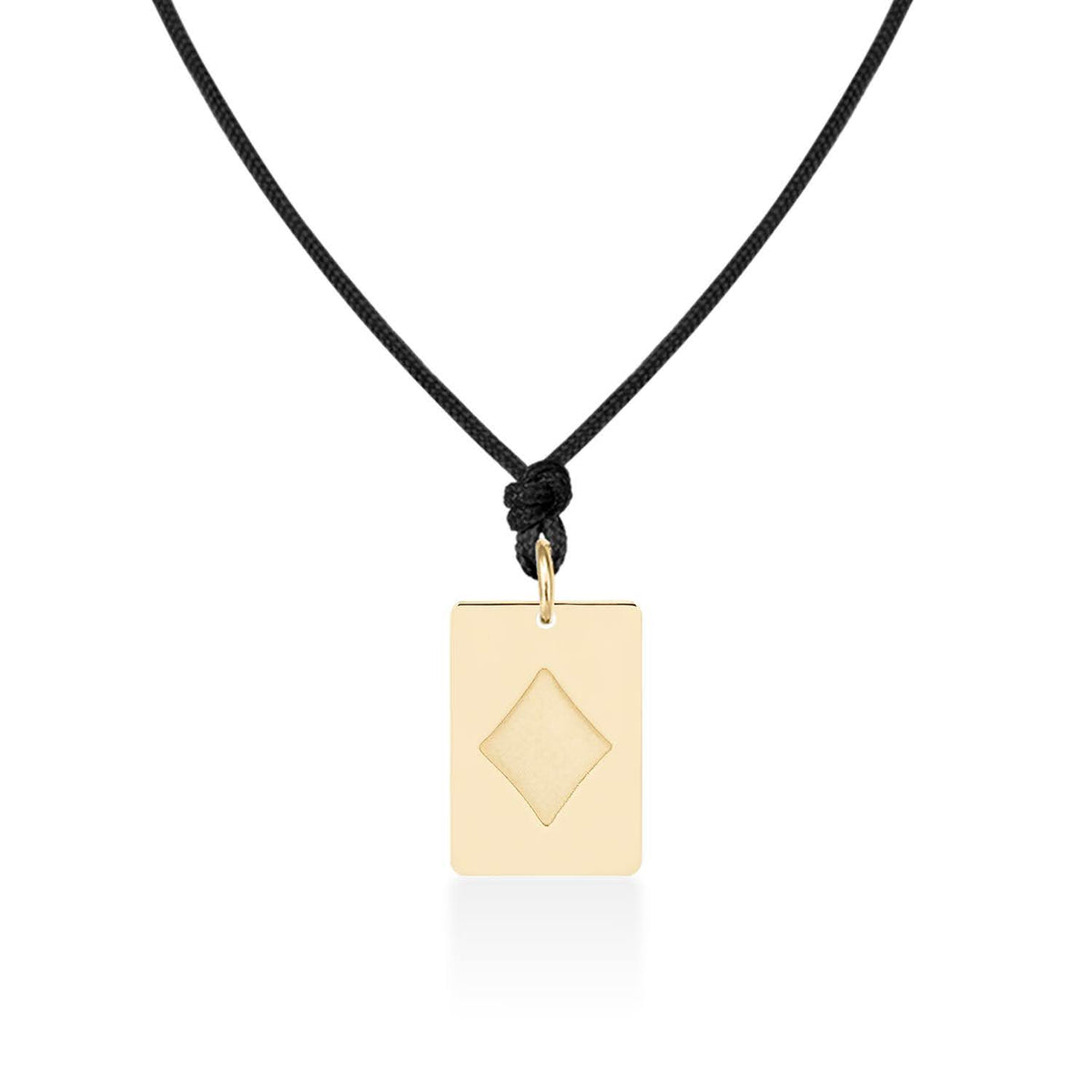 14K yellow gold Snowflake pendant